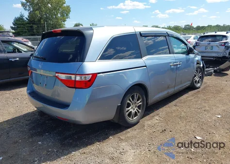 2013 Honda Odyssey Ex-L из США, поврежденный, VIN 5FNRL5H68DB052097